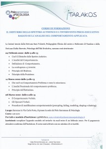 corso formazione tarakos 2020